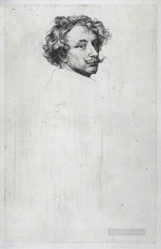  Anthony Painting - Self portrait 1630 Baroque court painter Anthony van Dyck